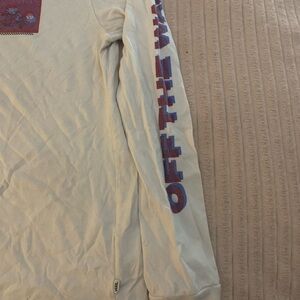 Vans Cream Long Sleeve T-Shirt